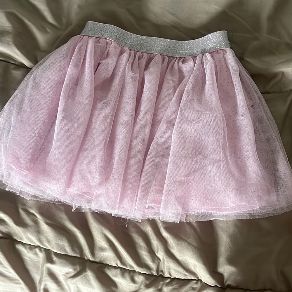Btween Pink Bubble Mini Skirt with Ruffles